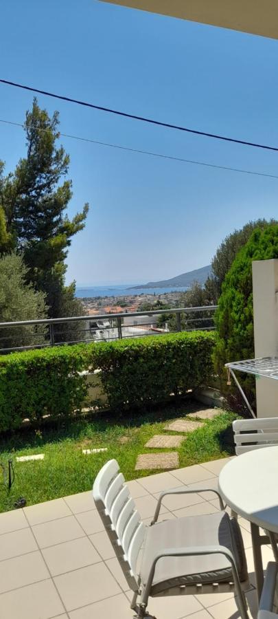 Lena'S Fresh Studio Near The Airport With Seaview Villa Artemida  Bagian luar foto